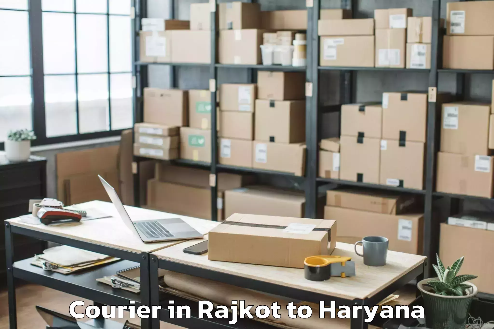 Book Rajkot to Nilokheri Courier